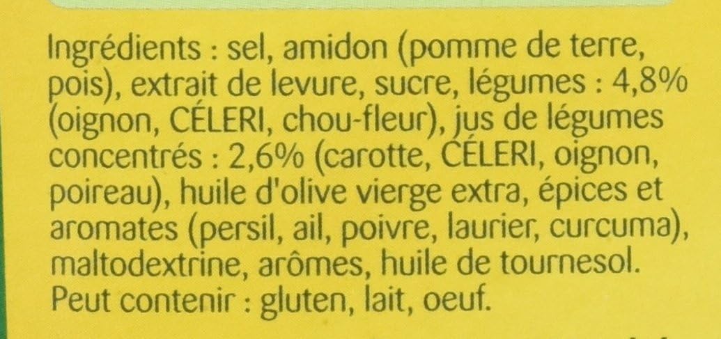 Bouillon de Légumes Déshydraté 60L