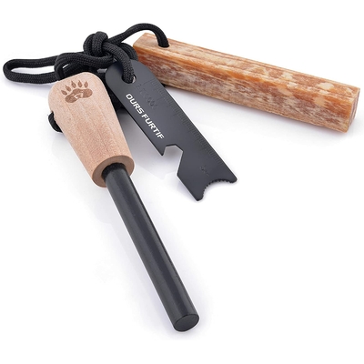 Kit Firesteel Pierre à Feu de Survie pour Camping et Survivalisme