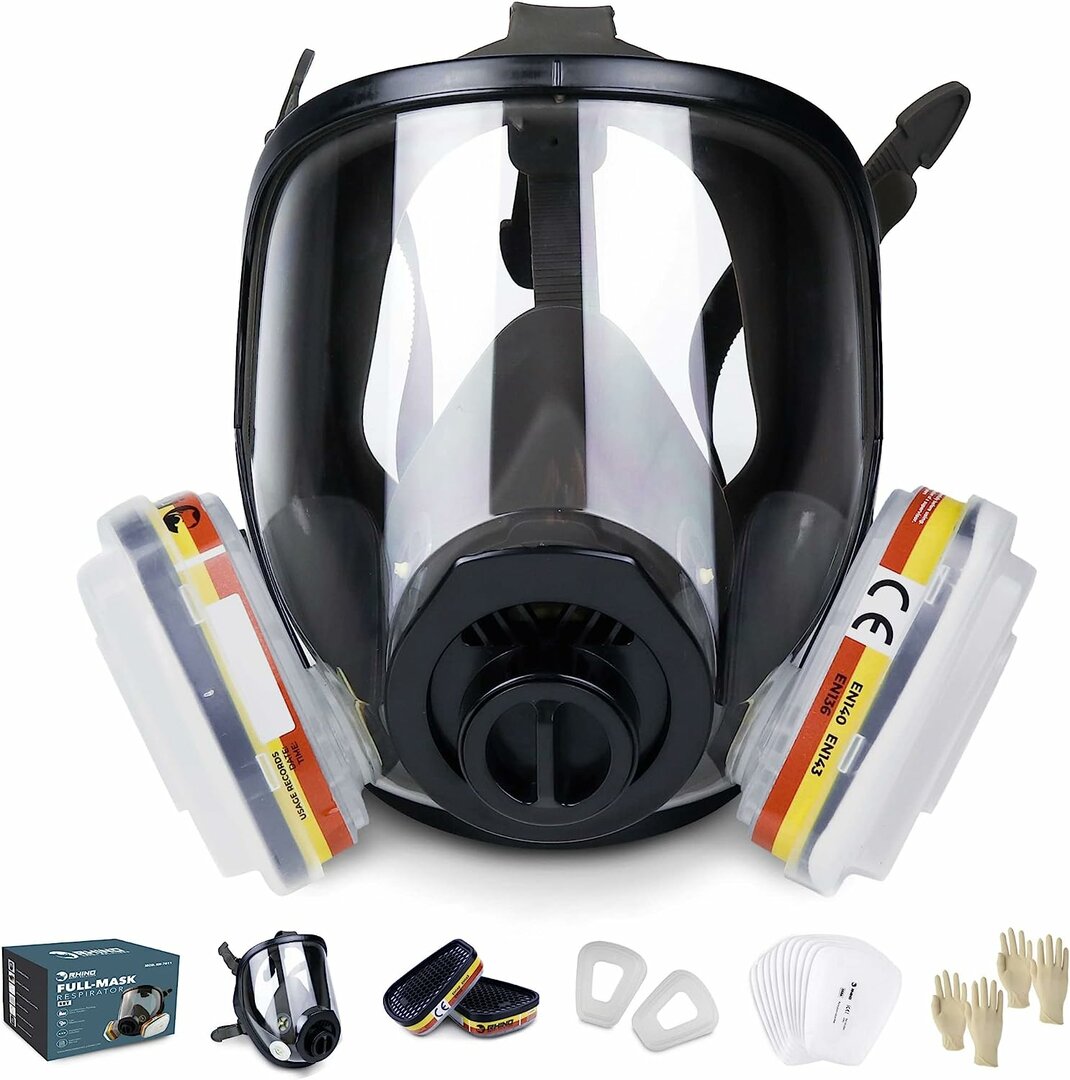 Masque à Gaz D'évacuation D'urgence Muteitt - Anti-incendie, Ignifuge, Portable Avec Temps De Protection 50+ Minutes