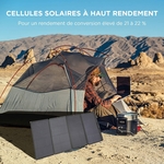 Panneau Solaire Portable ECOFLOW 160W avec Chargeur Pliable IP67