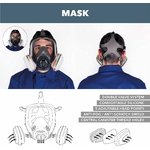 Masque complet RHINO RH-7011 réutilisable