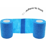 Bande de Sport Cohésive Bleue - Lot de 6 rouleaux de 7,5 cm