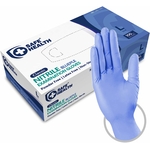 Gants Jetables Safe Health en Nitrile Bleu-pourpre