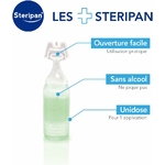 Steripan - Solution Antiseptique Douce Pack de 10 Unidoses x5 ml
