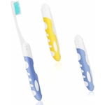 Lot de 2 brosses à dents pliables et portables