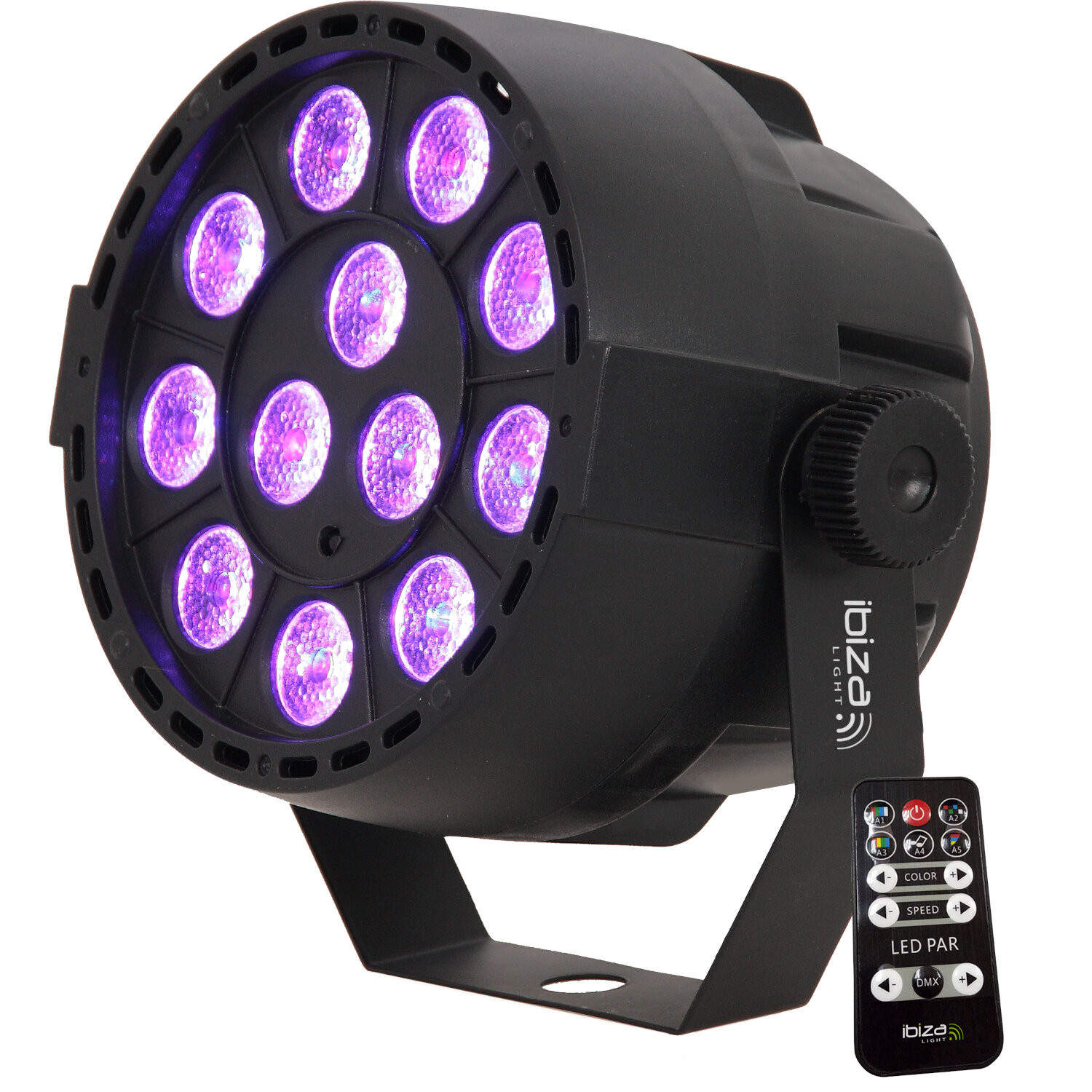 PROJECTEUR PAR À 12 LED LOTRONIC PAR-MINI-RGB3