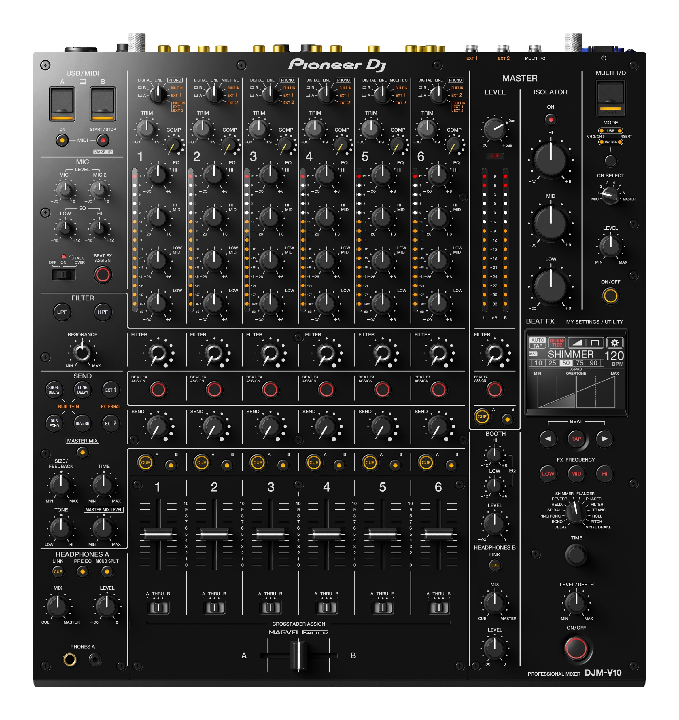 TABLE DE MIXAGE DJ 6 VOIES PIONEER DJMV10