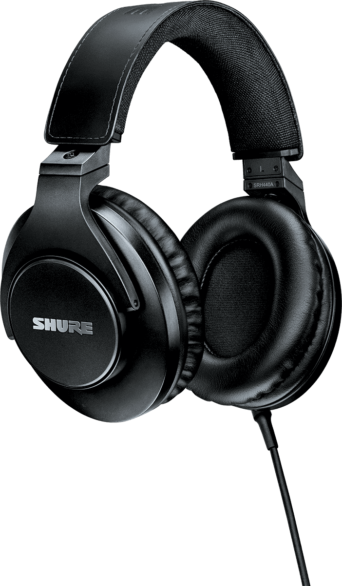 CASQUE AURAL SHURE HOME STUDIO/MONITORING SRH440-BK