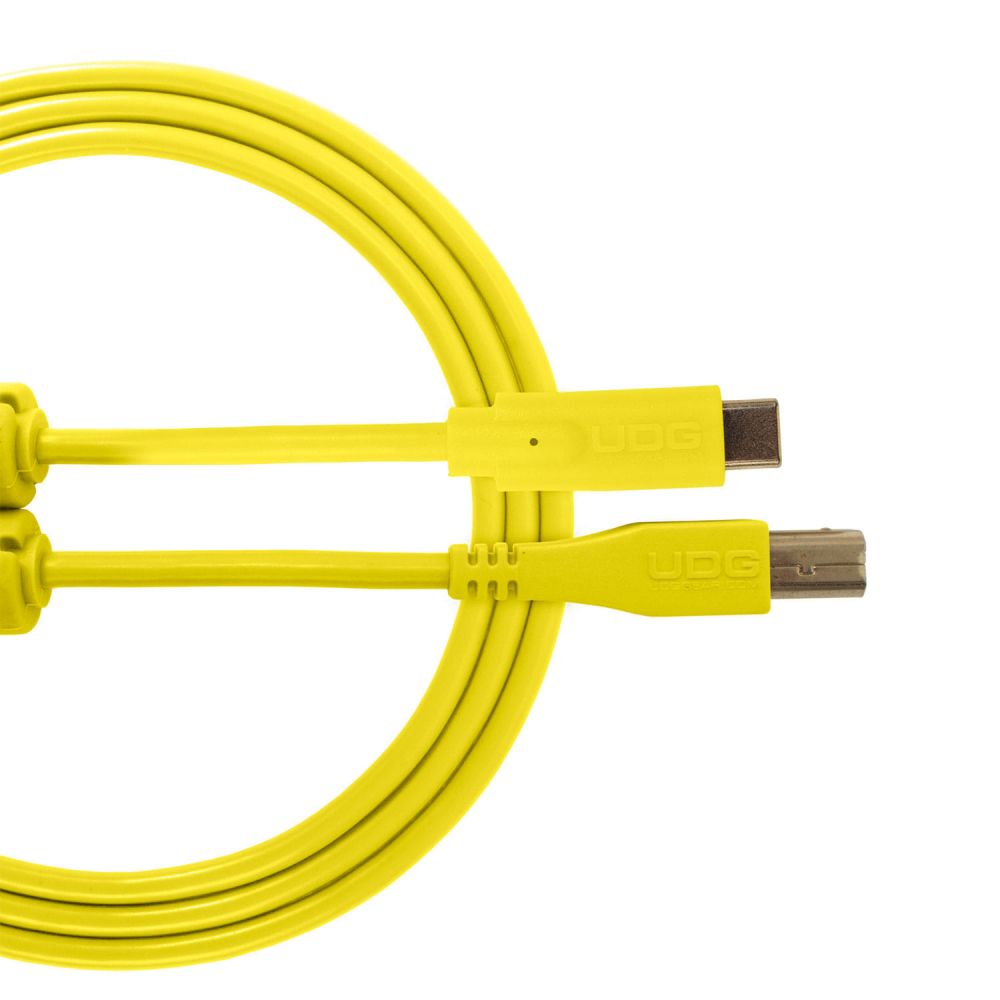 CABLE UDG USB 2.0 C-B JAUNE U96001YL