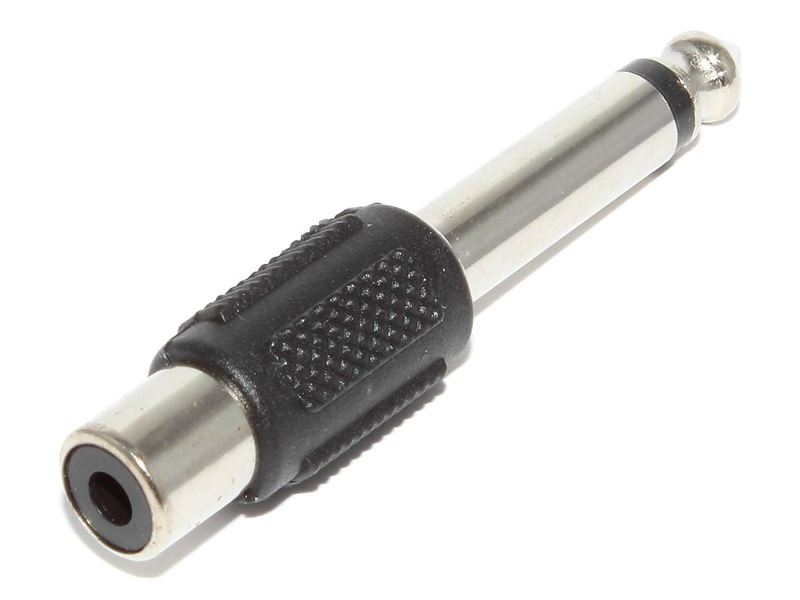 ADAPTATEUR JACK 6,35 RCA FEMELLE