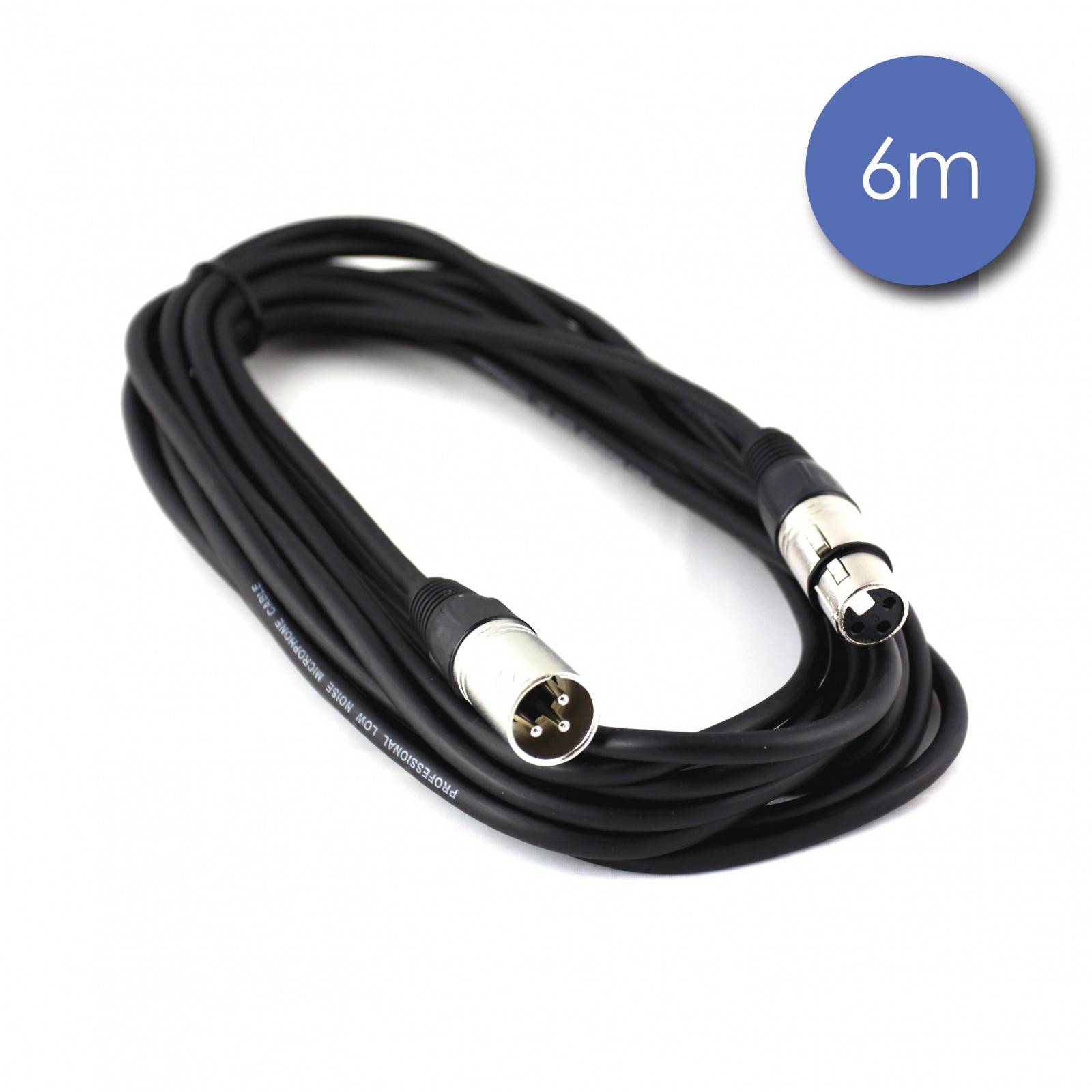 XLR MALE/ XLR FEMELLE 6M CAB2021