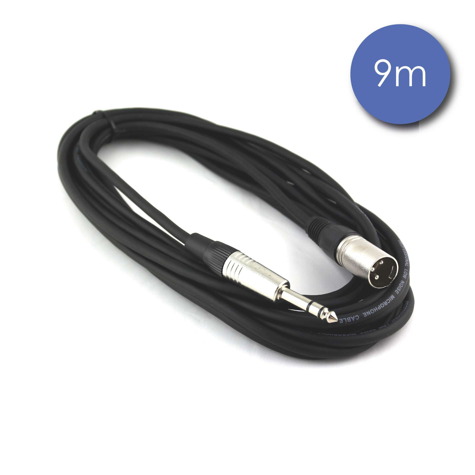 XLR MALE STEREO/ JACK MALE PRO STEREO 9M CAB2030