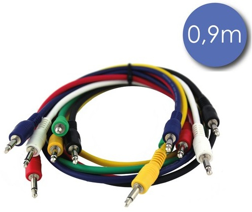 CABLE PATCH MINI JACK MONO 0.9M