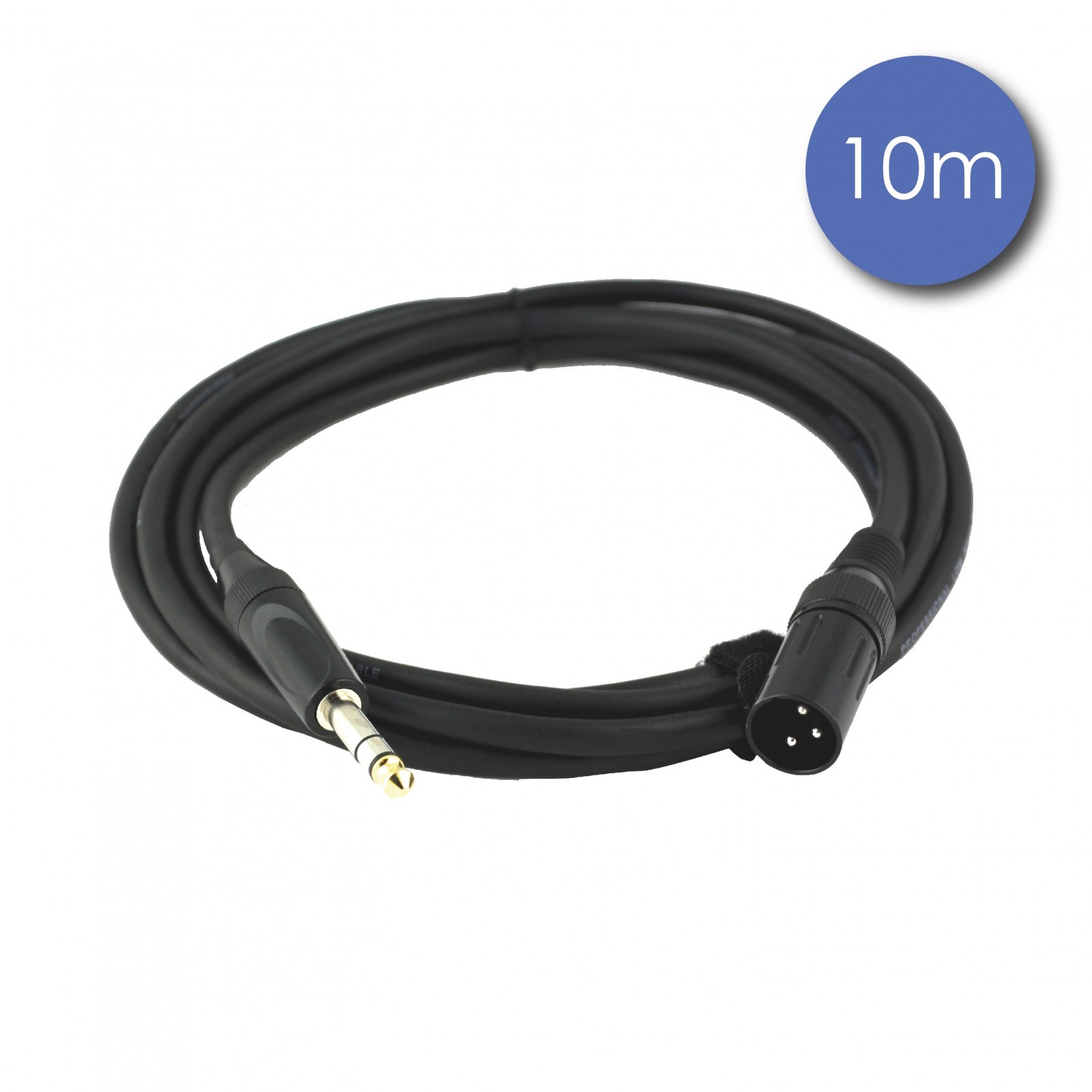 XLR MALE / JACK PRO STEREO 10M POWER STUDIO AUDIOCAB4011