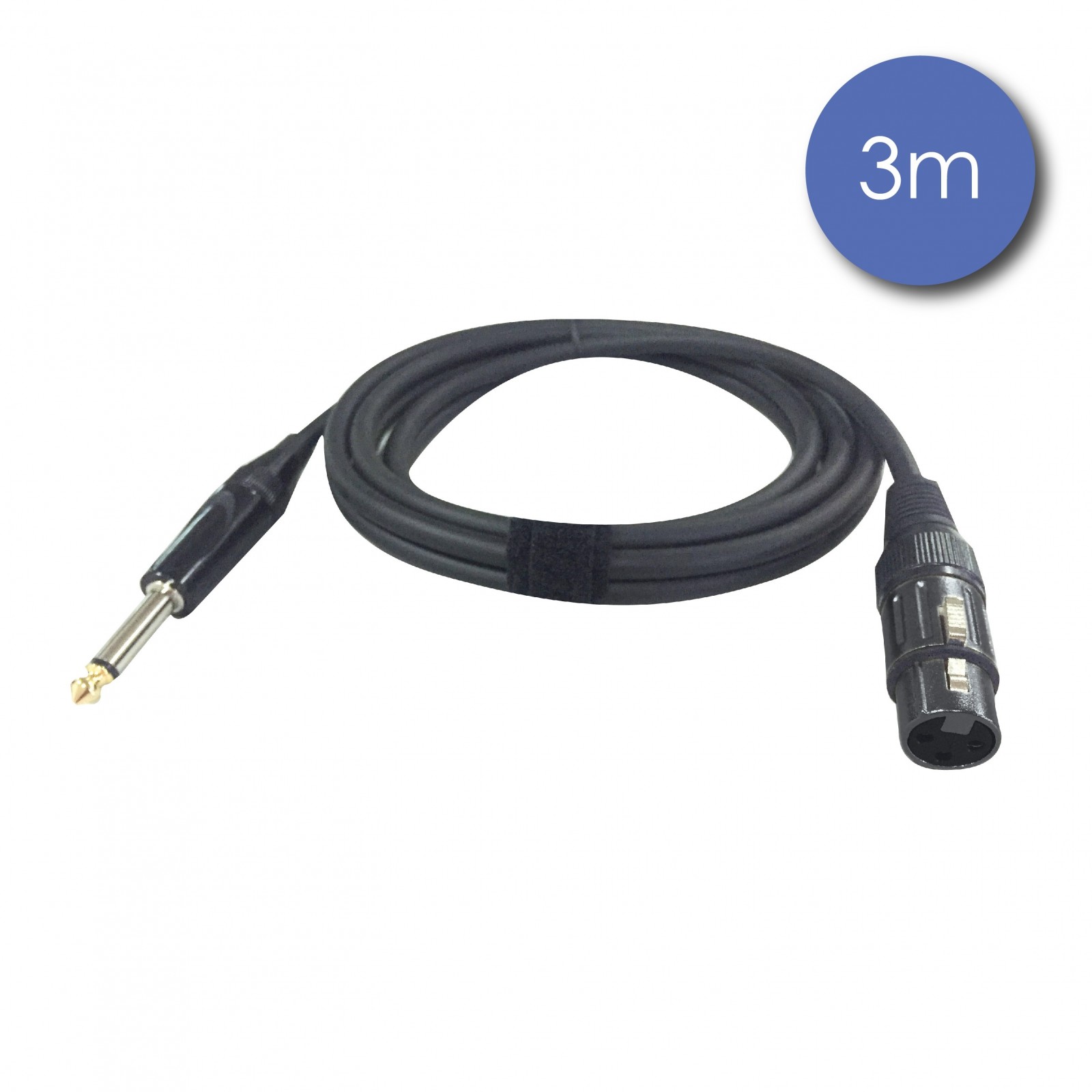 CABLE XLR FEM /JACK MALE MONO 3M POWER STUDIO AUDIOCAB4012