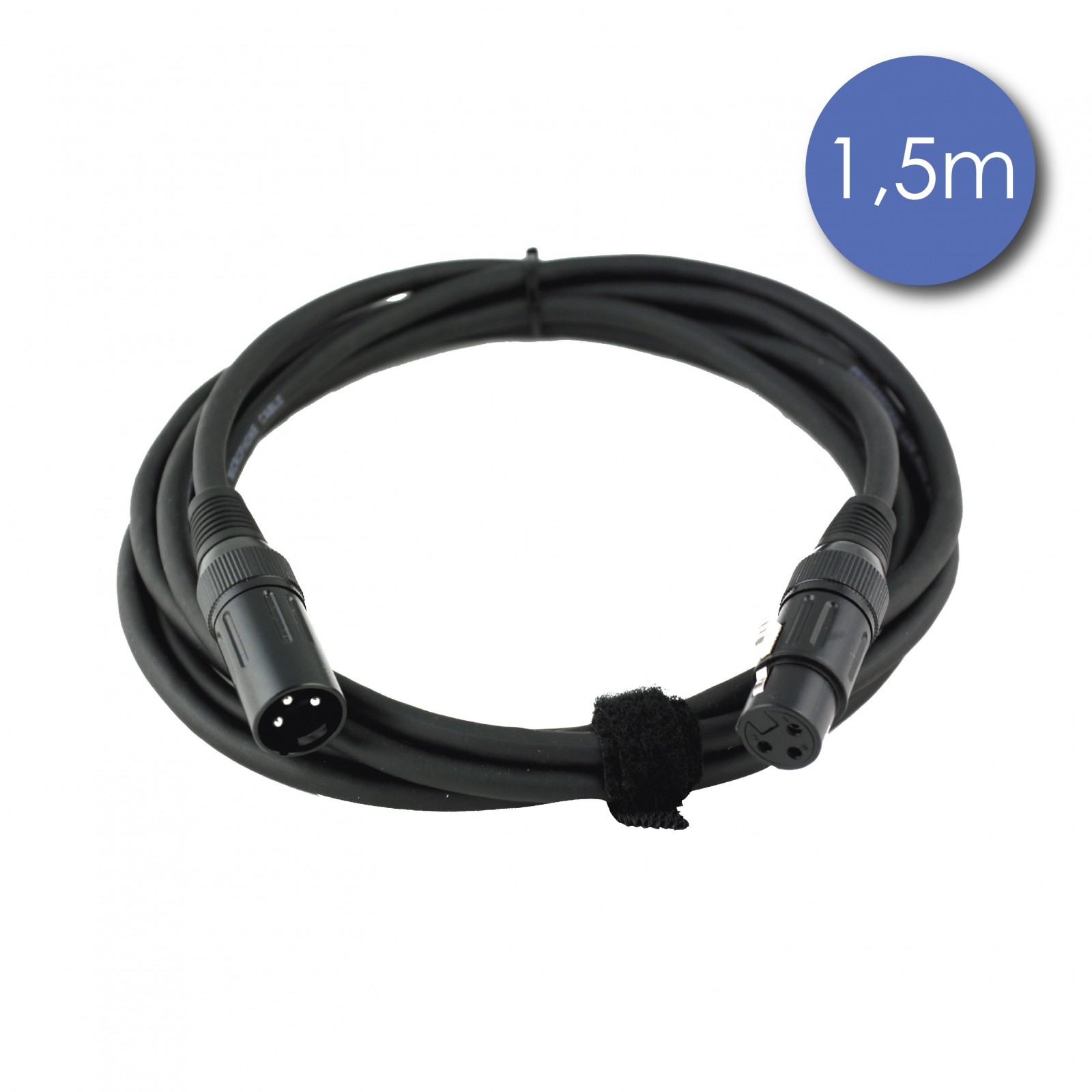 CABLE XLR M/XLR F 1.5M POWER STUDIO AUDIOCAB4004