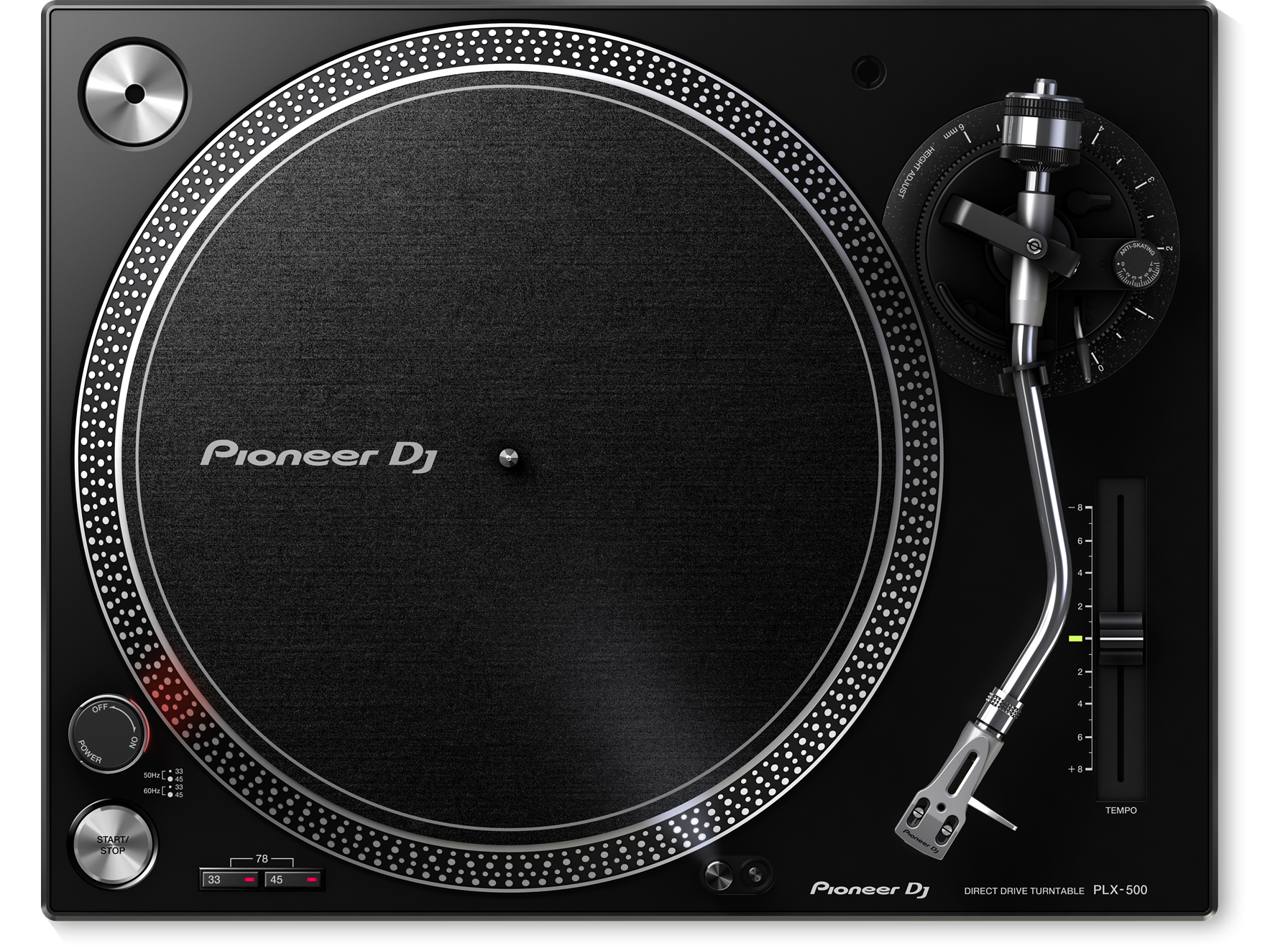 PLATINE VINYLE PRO DJ PIONEER PLX-500-K