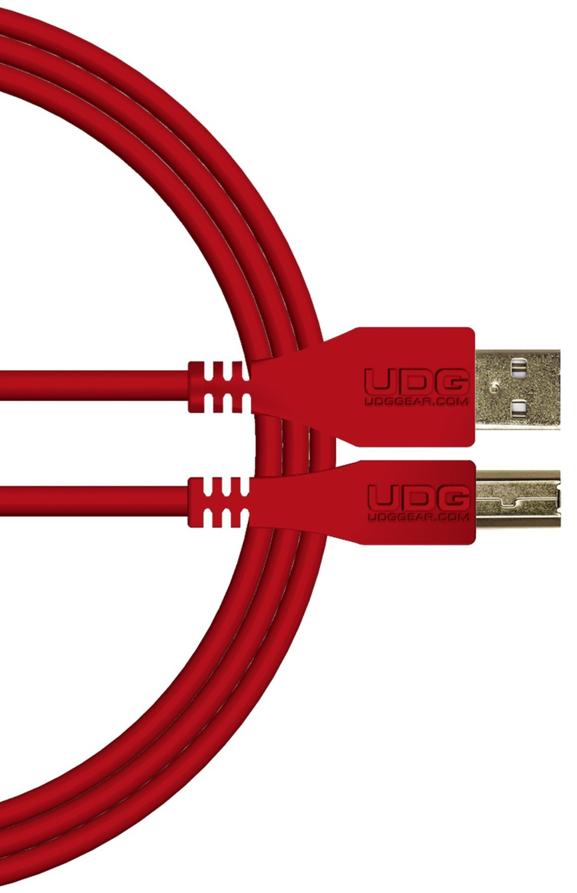 CABLE UDG USB 2.0 A-B 1M ROUGE U95001RD