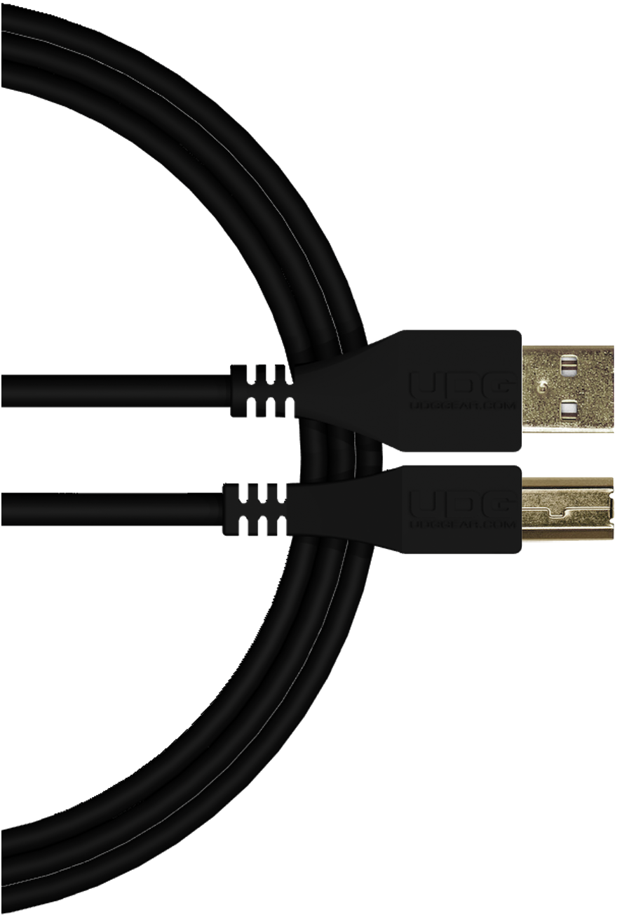 CABLE UDG USB 2.0 A-B 1M NOIR U95001BL
