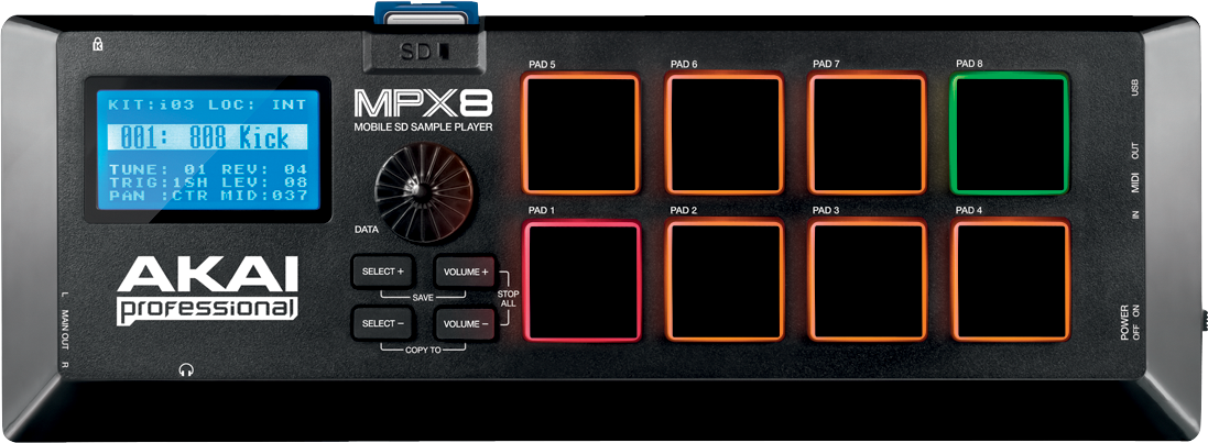 LECTEUR DE SAMPLE AKAI MP-X8