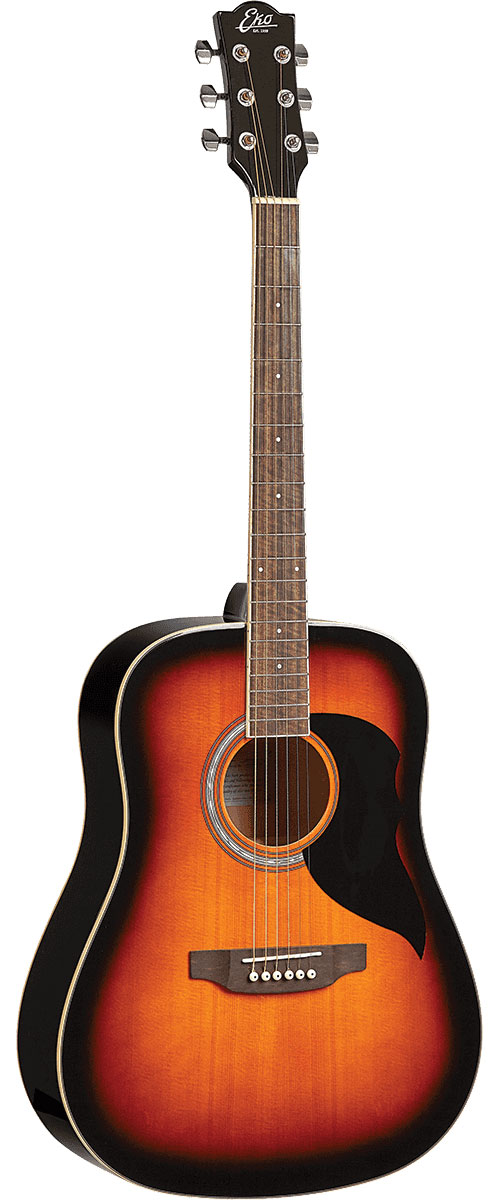 GUITARE ACOUSTIQUE FOLK 6 CORDES EKO RANGER6BROWN