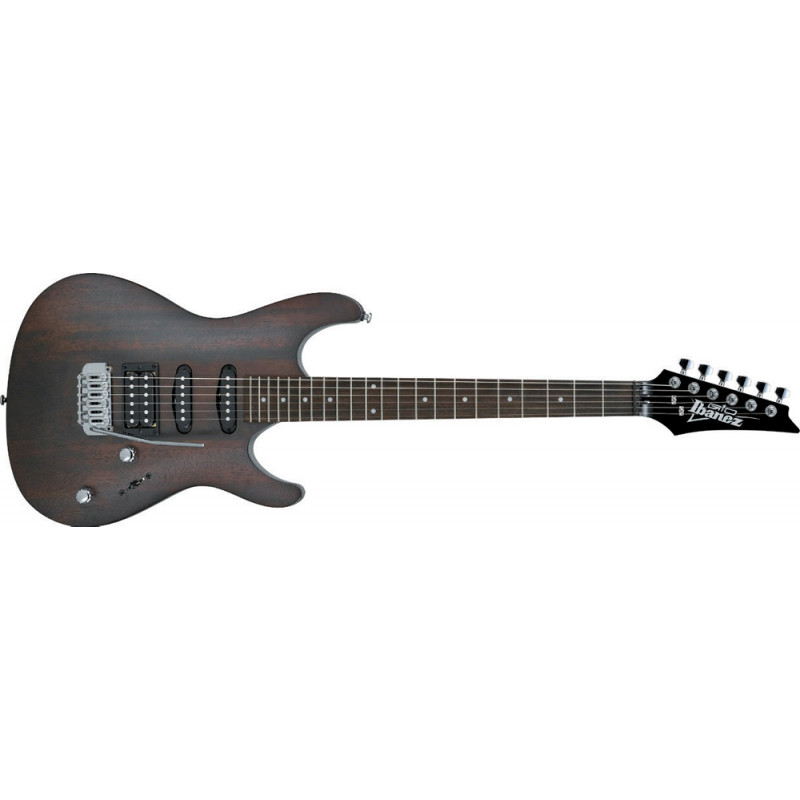 GUITARE ELECTRIQUE METAL MODERNE  WALNUT FLAT 22 FRETTES