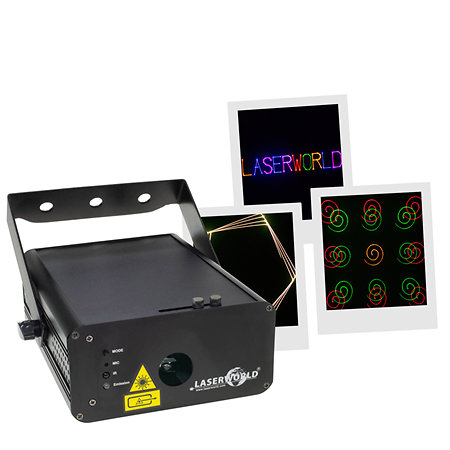 LASER MULTICOLOR ET LUMIERE BLANCHE LASERWORLDCS500RGBKEYTEX