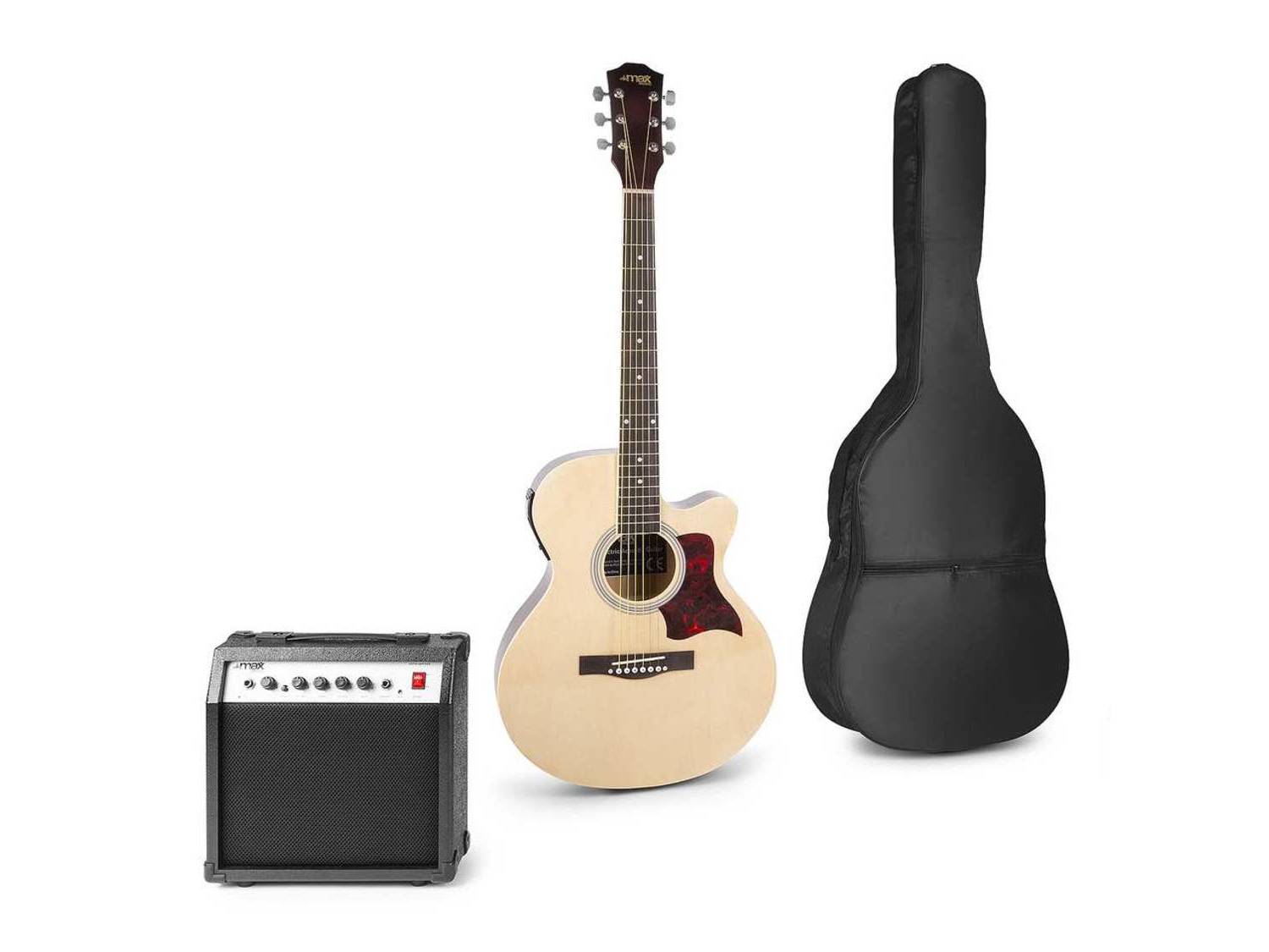 GUITARE ÉLECTRO ACOUSTIQUE COLORIS NATUREL SHOWKITPACK-NAT