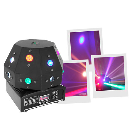 JEU DE LUMIERE EFFET A LED 16X3W RGBW POWER LIGHTS TURNBEAM