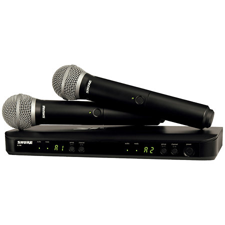 DB MICRO HF + RECEPTEURE  BLX288 / PG58 FREQ M17 SHURE BLX288E-2XPG58HEADS