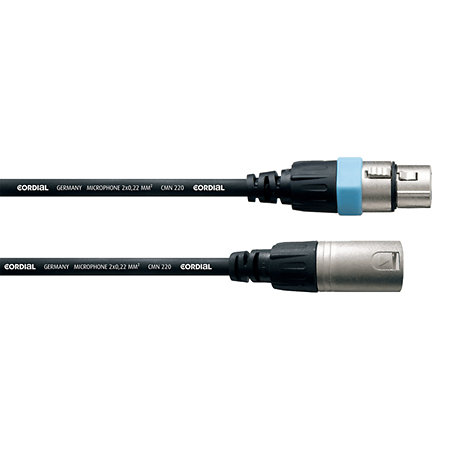 CABLE XLR MALE/ XLR FEMELLE 5M CCM5FM