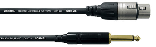 CABLE 1  XLR FEMELLE 1 X JACK MALE MONO 5 M CCM5FP
