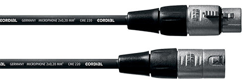 CABLE XLR MALE/ XLR FEMELLE 10 M CFM10FM