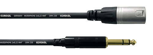 CABLE XLR FEM JACK STEREO MAL 3M CFM3MV