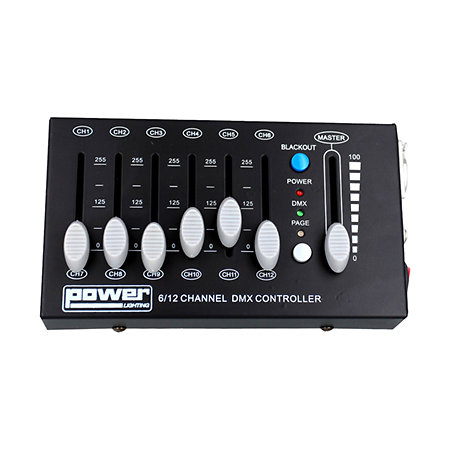 MINI CONTRÔLEUR DMX 12 CANAUX POWER LIGHTING DMXMINISHOW12C