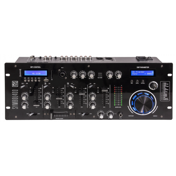 MIXAGE 4 CANAUX 9 ENTREES USB SD BLUETOOTH BST SYMBOL400