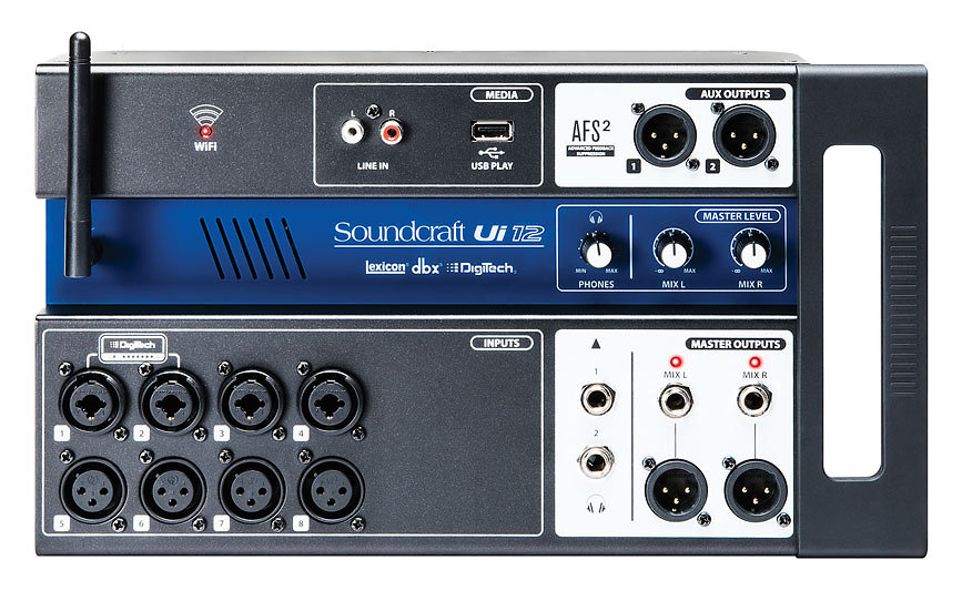 MIXAGE NUMÉRIQUE 12 V SOUNDCRAFT UI12