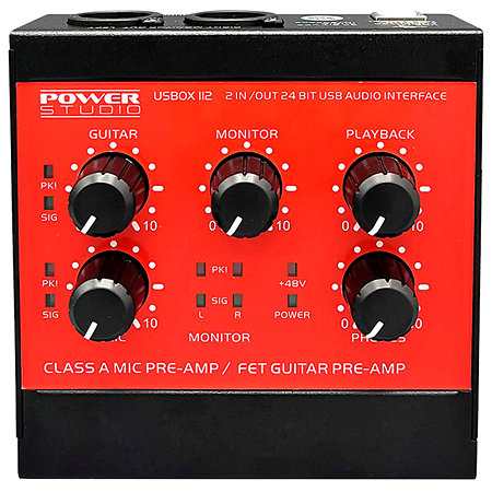 INTERFACE D\'ENREGISTREMENT POWER STUDIO KHZUSBOX112