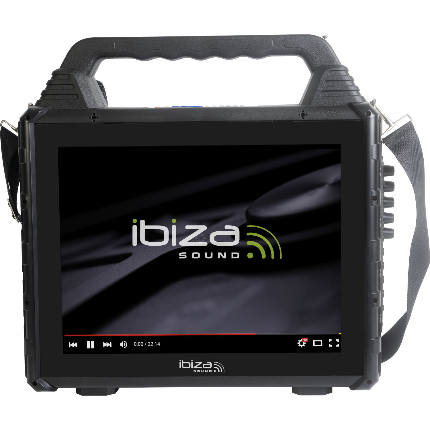 ENCEINTE PORTABLE POUR KARAOKE VHF IBIZA KARAVISION