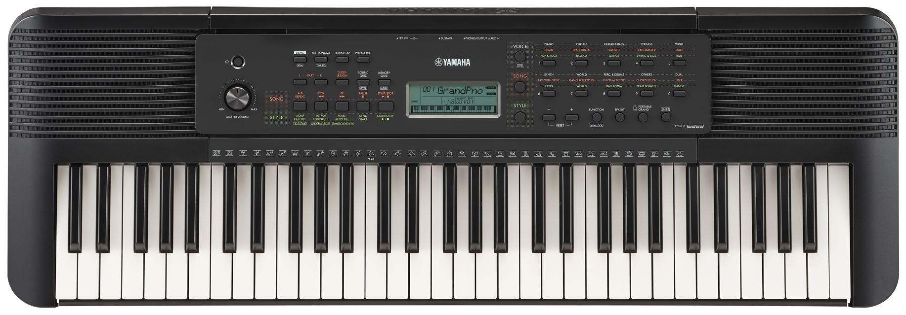 PIANO NUMERIQUE 61 TOUCHES YAMAHA PSRE283-SEUL