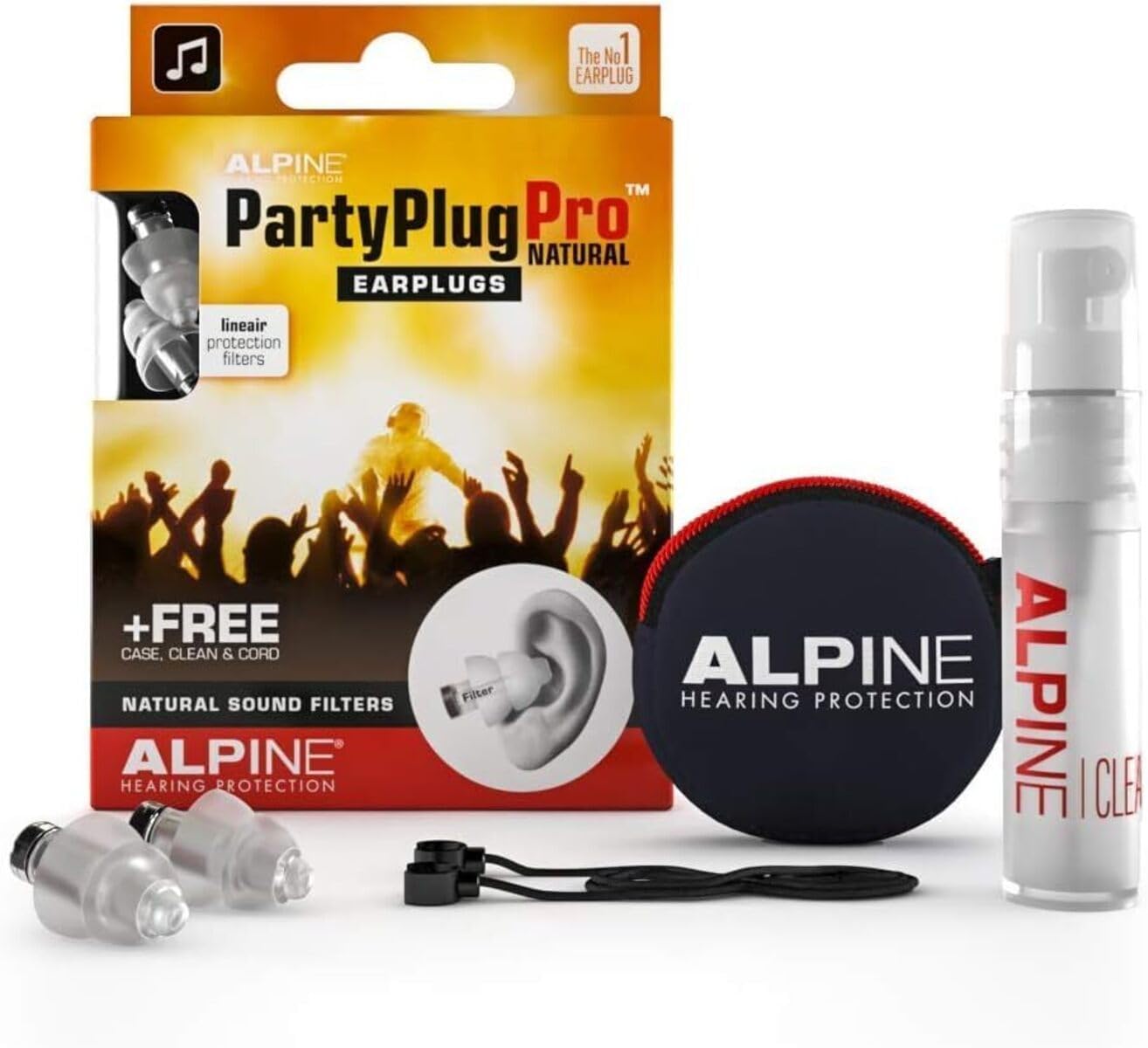 PROTECTION AUDITIVE PRO SANS SILICONE ALPINE PARTYPLUG