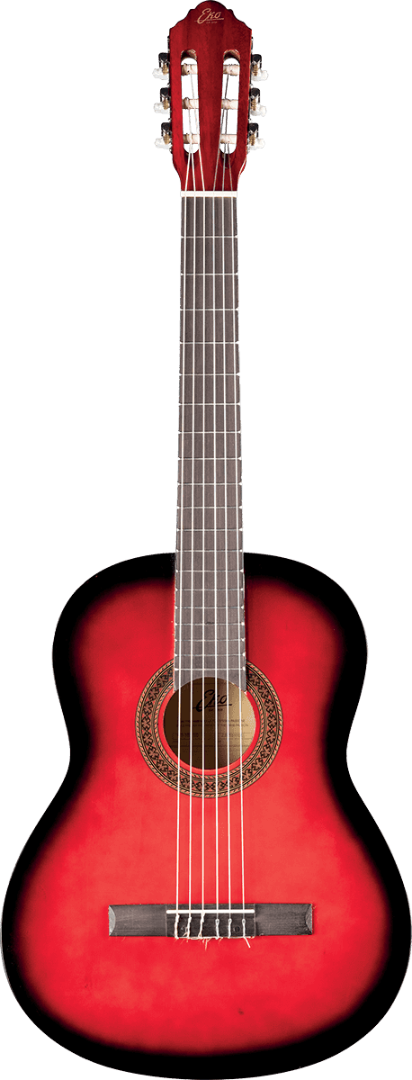 GUITARE CLASSIQUE ROUGE EKO CS10 RED