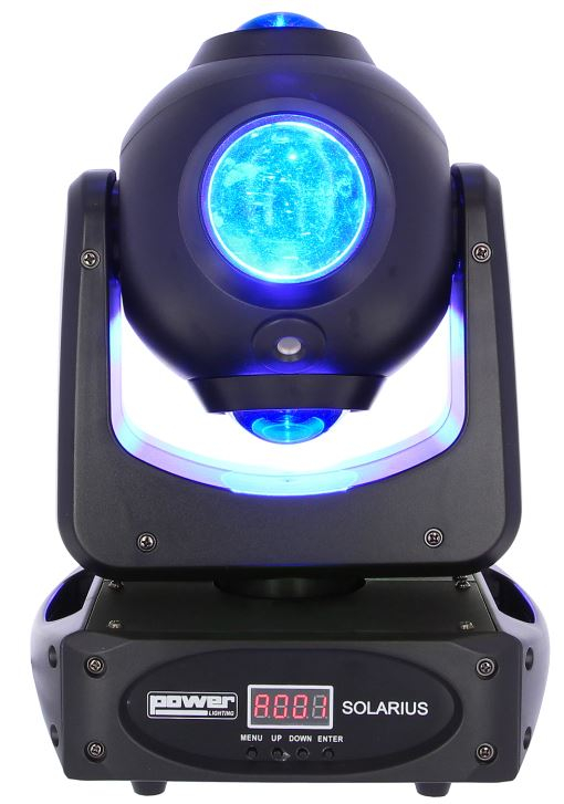 JEU DE LUMIERE EFFET LYRE 4 LED ROTATIFS POWER LIGHTING SOLARIUS