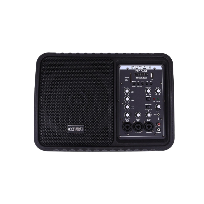 ENCEINTE ACTIVE COMPACT MULTIPOSITIONS BLUETOOTH 200WATTS CHA DEFINITIVE AUDIO VIZO-6A-BT