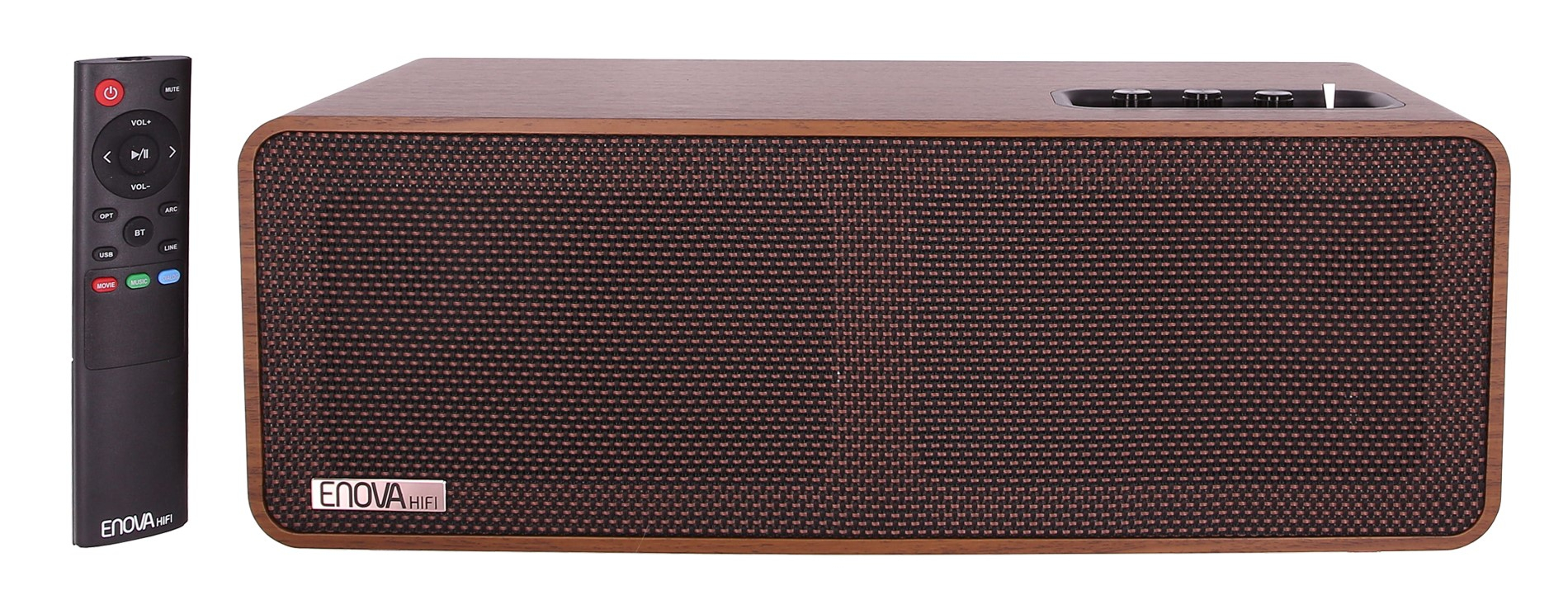 ENCEINTE MULTIMEDIA RETRO BLUETOOTH 70W RMS AVEC TCM ENOVA HIFI VELAV