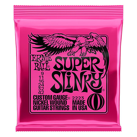 JEU DE CORDE GUITARE ELECTRIQUE 9/42 ERNIE BALL 2223CEB