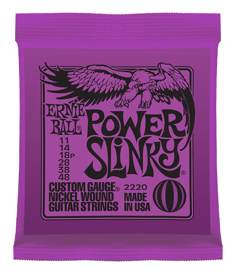 JEU DE CORDE GUITARE ELECTRIQUE 11/48 ERNIE BALL 2220CEB