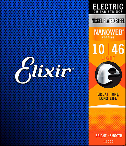 JEU DE CORDE GUITARE ELECTRIQUE LIGHT 10/46 ELIXIR 12052CEL