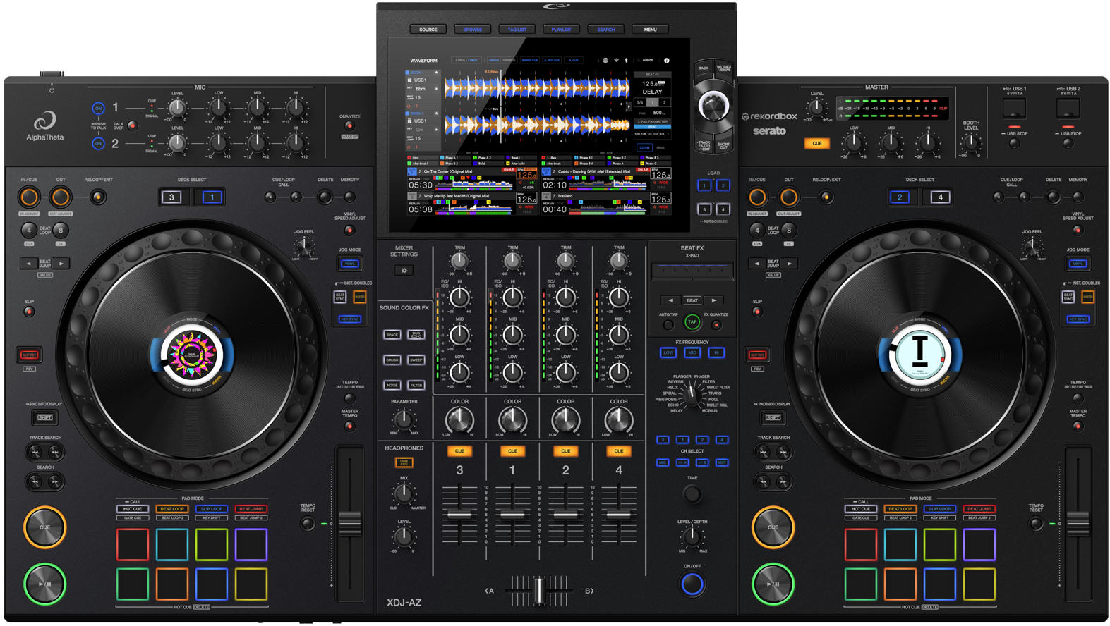 CONTRÔLEUR DJ USB RECORD BOX SERATO PIONEER DJ XDJAZ
