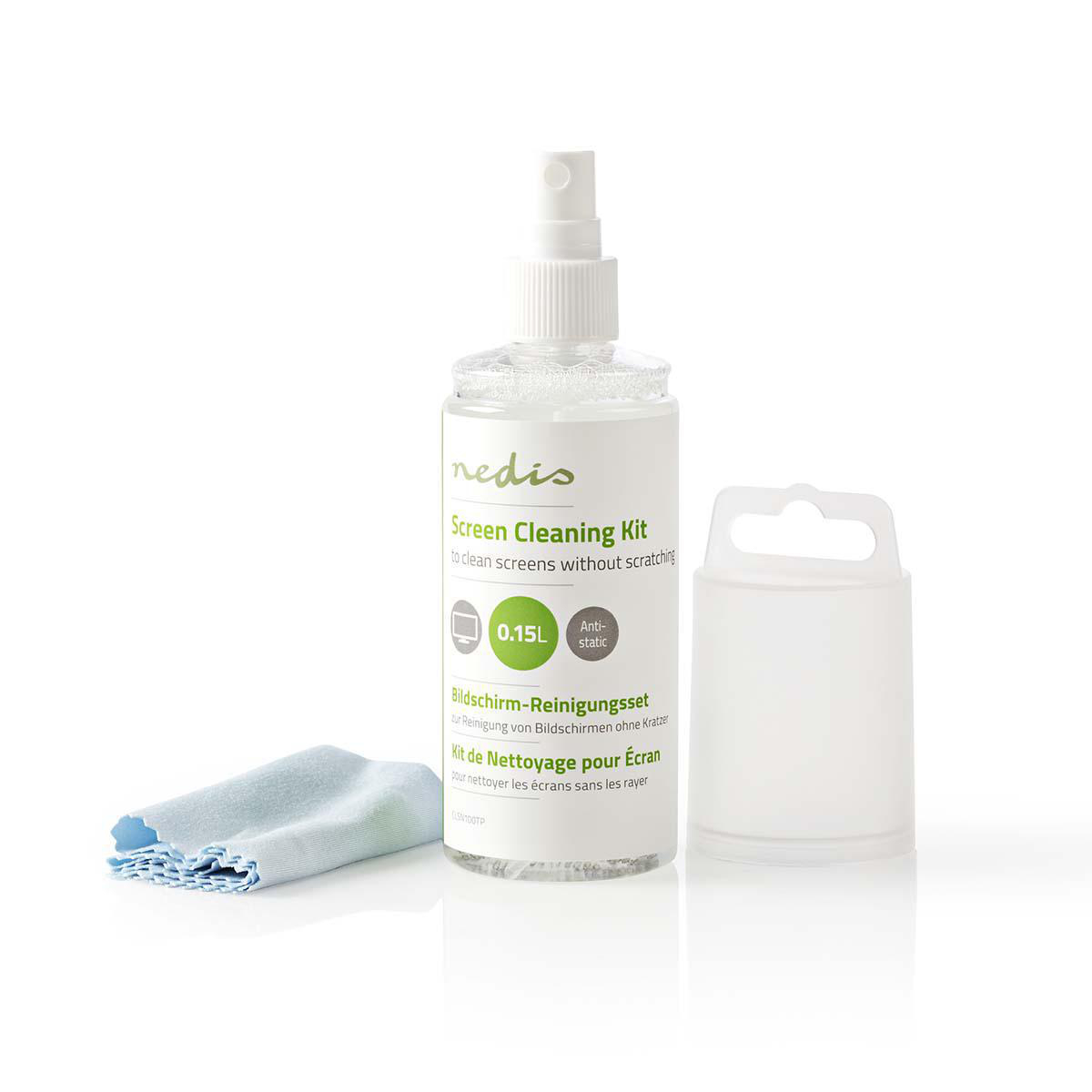NETTOYANT POUR ECRAN 150 ML NEDIS CLSN100TP